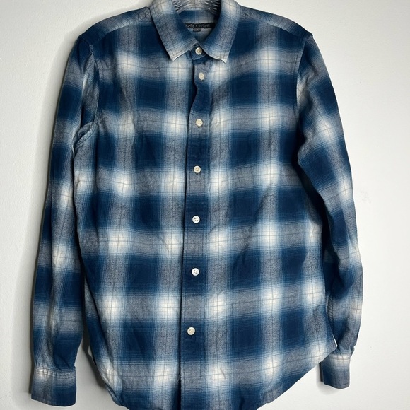 Slate & Stone Plaid Flannel Button Up Shirt Small - Picture 1 of 9